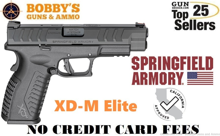 Springfield Armory XDME9459BCA XD-M Elite *CA Compliant 9mm 10+1-img-0