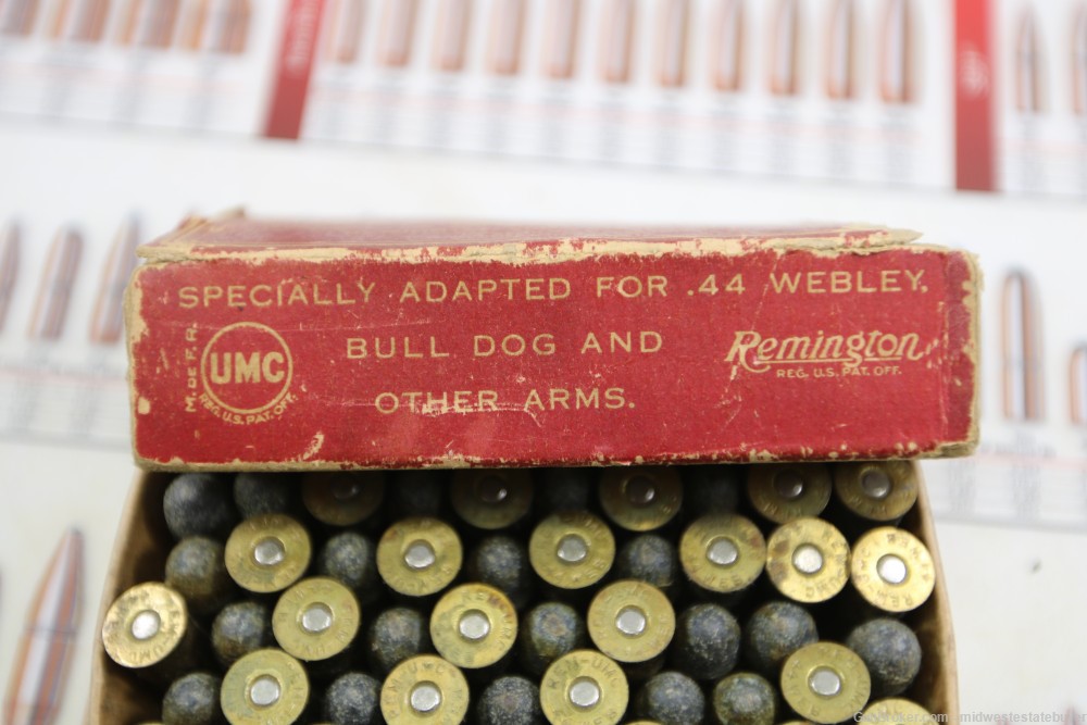 Remington .44 Webley .442 REM-UMC 200gr 1 Box 49 Rounds 10.5x17R RIC RARE-img-3