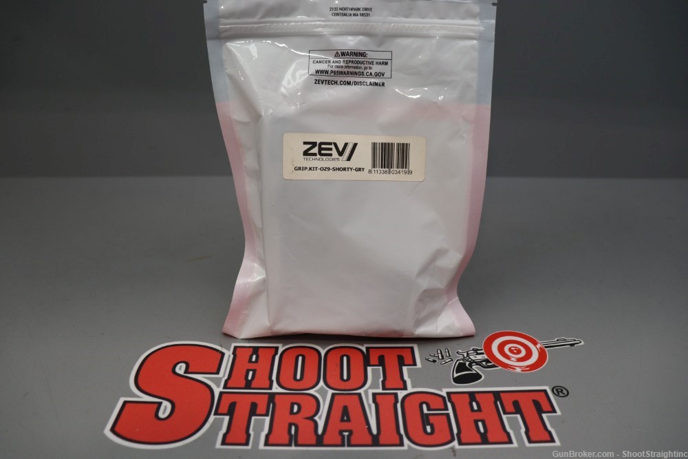 Zev Technologies OZ9 Shorty Grip Kit (Gray)-img-1