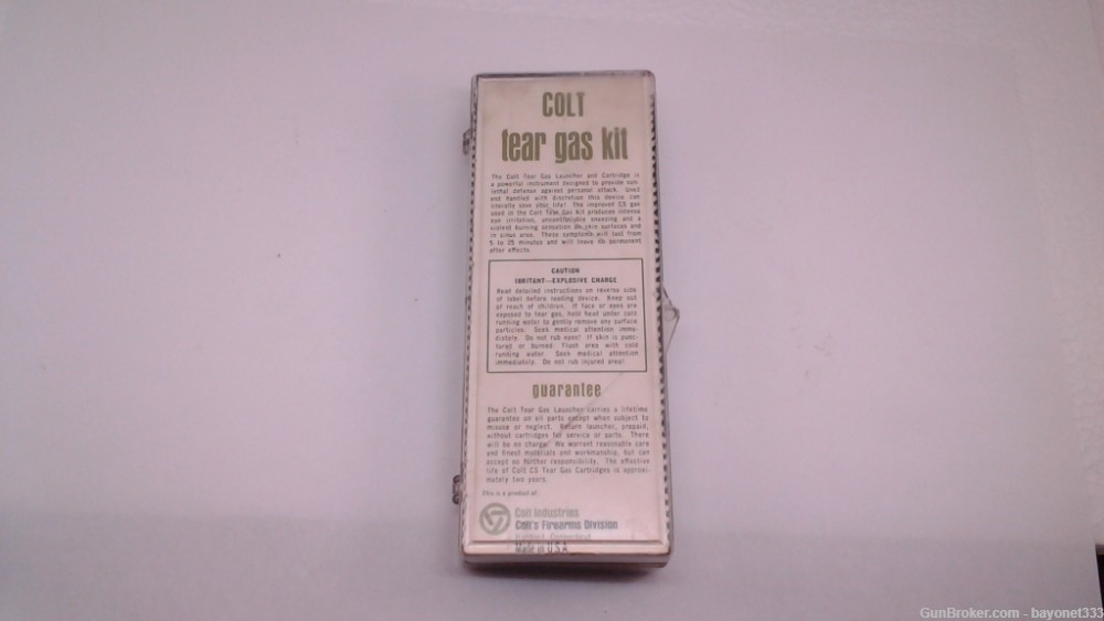 Unique/Vintage "COLT'S" 1960'S - Tear Gas Pen Kit RARE-img-0