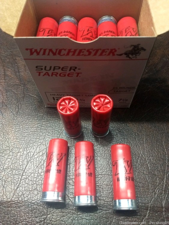 "REDUCED" Winchester Super-Target 12 Gauge  2 3/4" #7.5 1 1/8 OZ 75 Rds-img-2