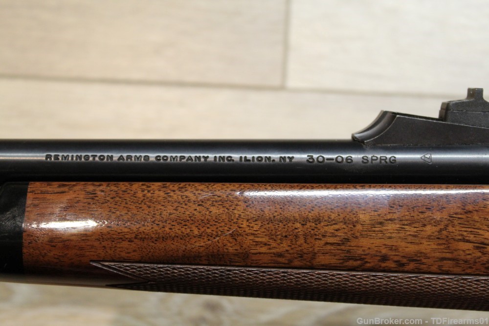 Remington 7600 Engraved Deluxe .30-06 Pump action rifle -img-11