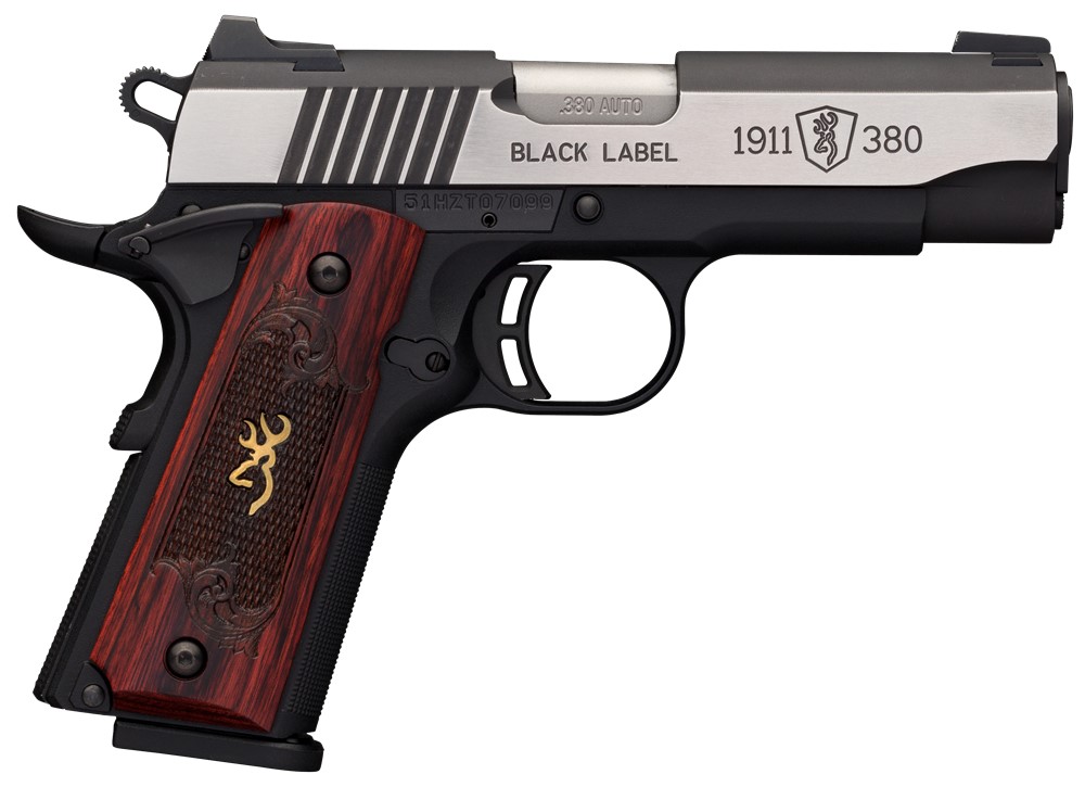 Browning 1911 Black Label Medallion Pro Compact .380ACP 8+1 3.63 SS Barrel/-img-0