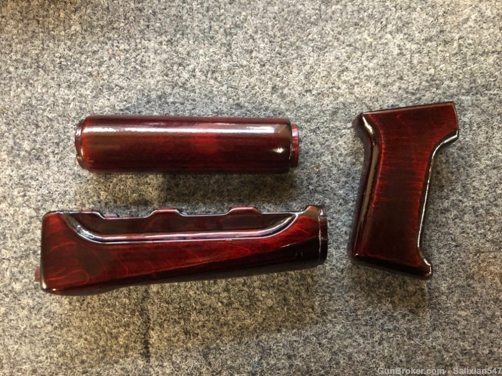 Yugo M85 / M92 Deep Ruby Red Hand Guard Set + Pistol Grip-img-0
