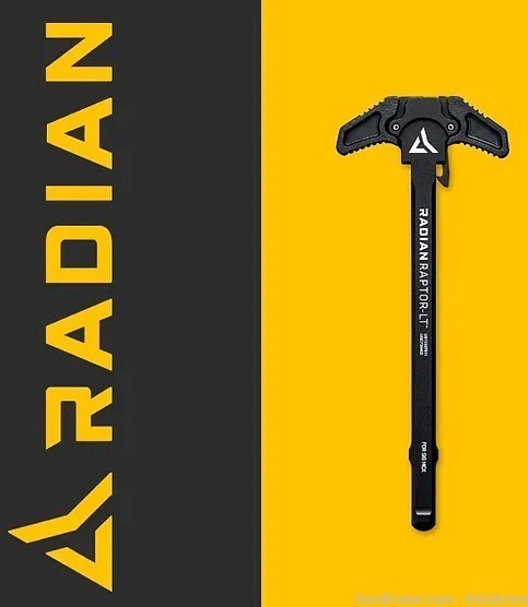 Radian Raptor-LT Charging Handle MCX Black R0364 Sig MCX Radian Raptor Ambi-img-1