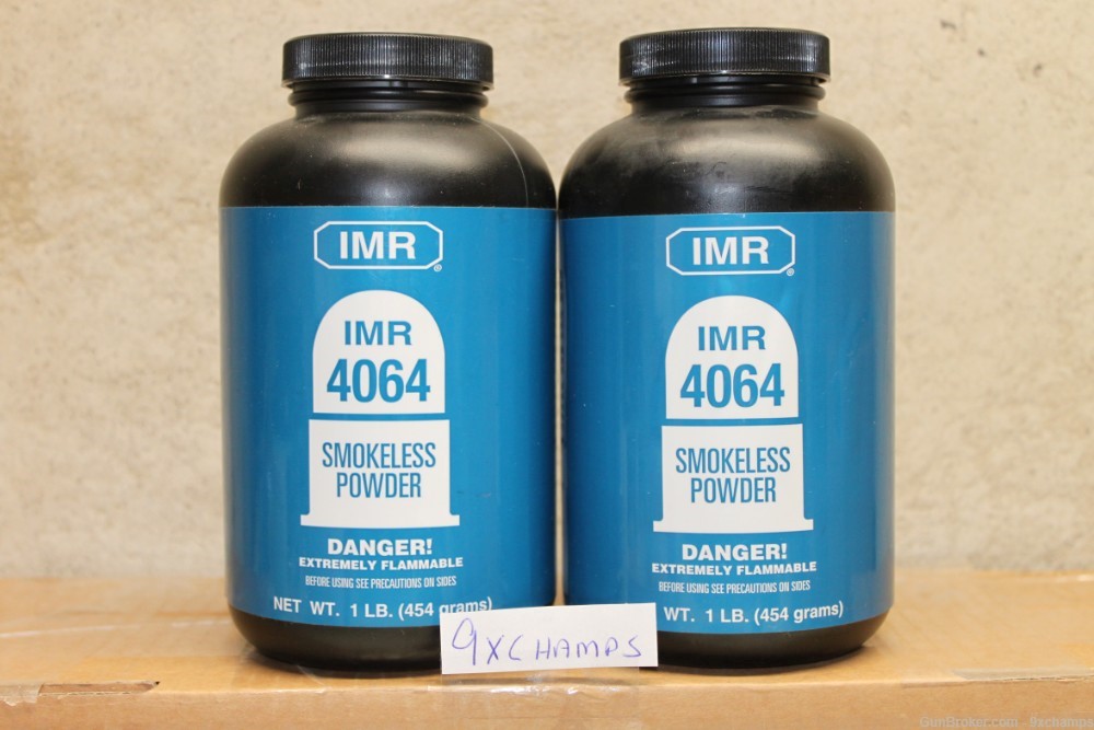 2 Lbs pounds IMR 4064 powder.  Harder to find. -img-0
