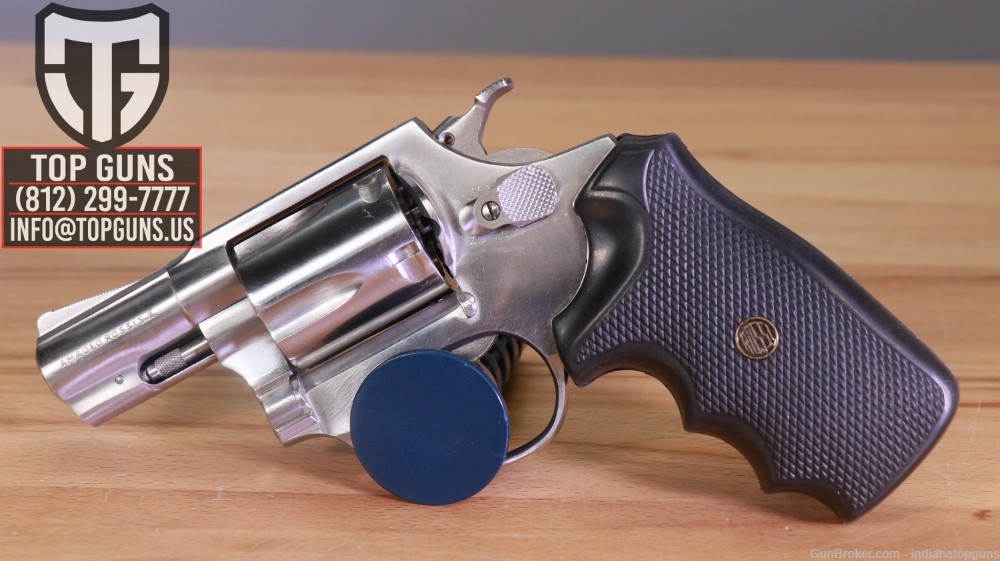 Penny Auction Rossi Model M88 38 Special 5 Round Revolver 2" -img-0