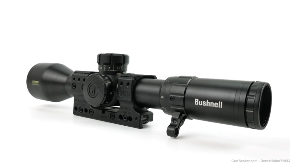 Bushnell Elite Tactical 3.5-21x50 & Spuhr Mount - Like New-img-1