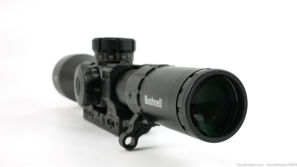 Bushnell Elite Tactical 3.5-21x50 & Spuhr Mount - Like New-img-2