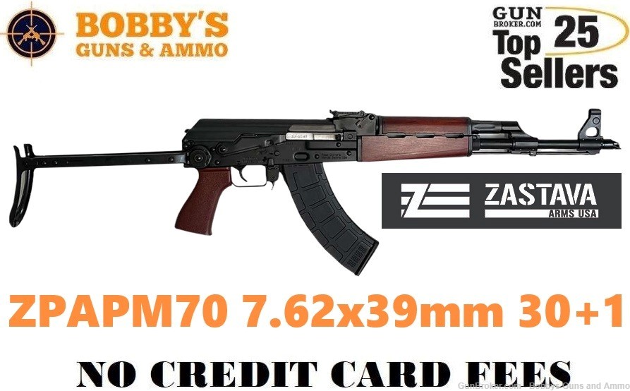 Zastava Arms Usa ZR7762UFSR ZPAPM70 7.62x39mm 30+1 16.30"-img-0