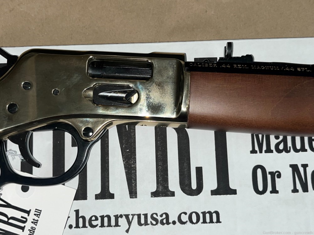 Henry H006G Big Boy Brass Side Gate 44Mag 44 Mag Magnum 20" Layaway-img-5