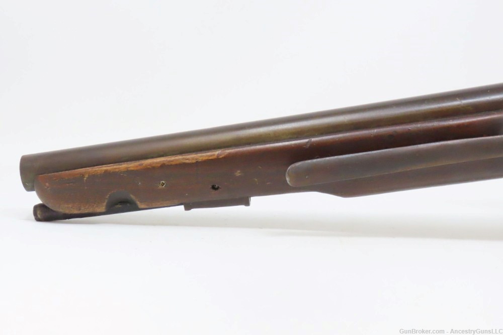 FREDERICK V F5 Monogram DANISH MILITARY Antique Naval/Belt FLINTLOCK Pistol-img-16