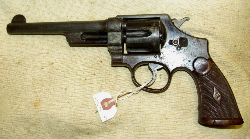 Smith & Wesson .44 Hand Ejector First Model Triple Lock 1913 .01 NO RESERVE-img-1