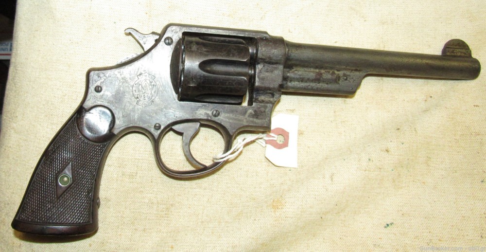 Smith & Wesson .44 Hand Ejector First Model Triple Lock 1913 .01 NO RESERVE-img-11