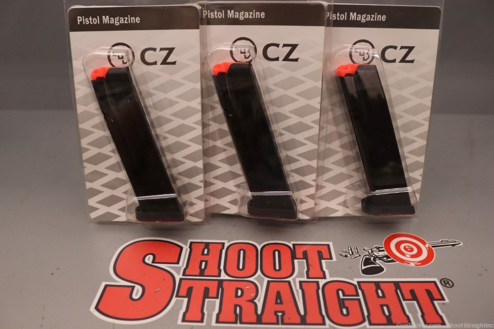 Lot O' Three (3) CZ P10 9mm 19-Round Magazines (New-Old-Stock)-img-0
