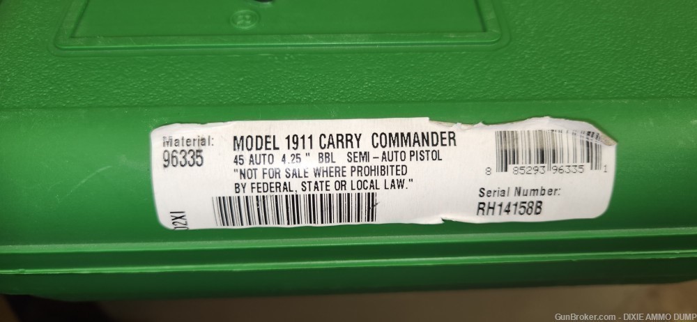 Remington 1911 R1 Carry Commander custom shop-img-2