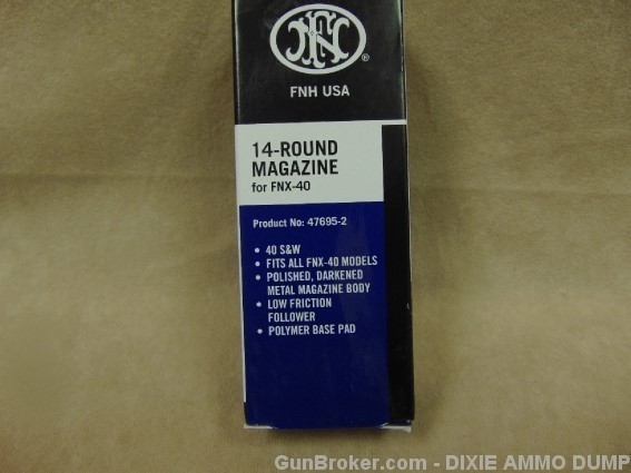FNH factory FNX-40, 14 rd mag 40S&W, nib-img-0