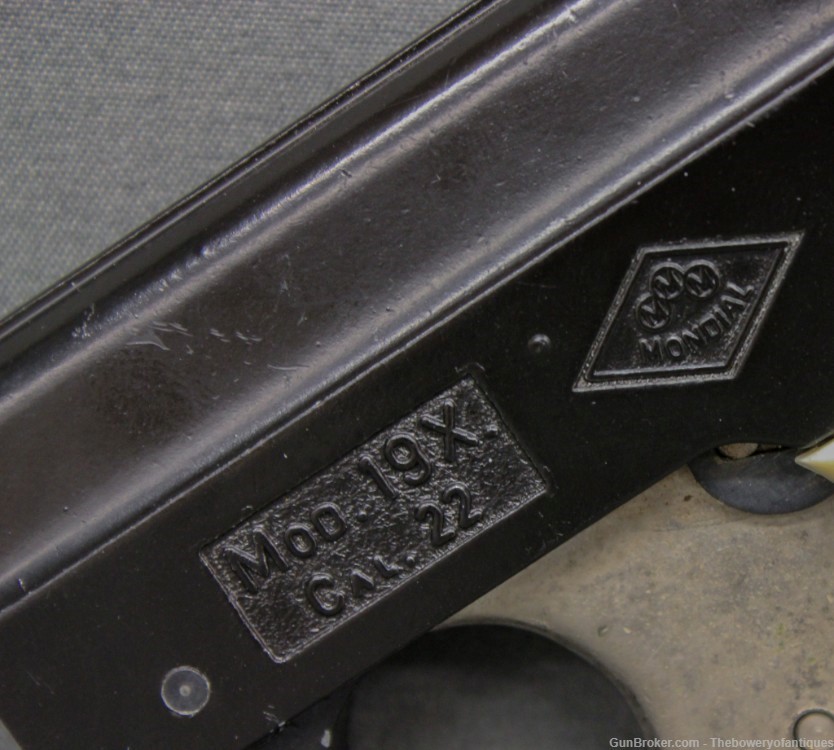 Model 19x 1900 Cal.22 Mondial Starter Pistol Italy revettata-img-4