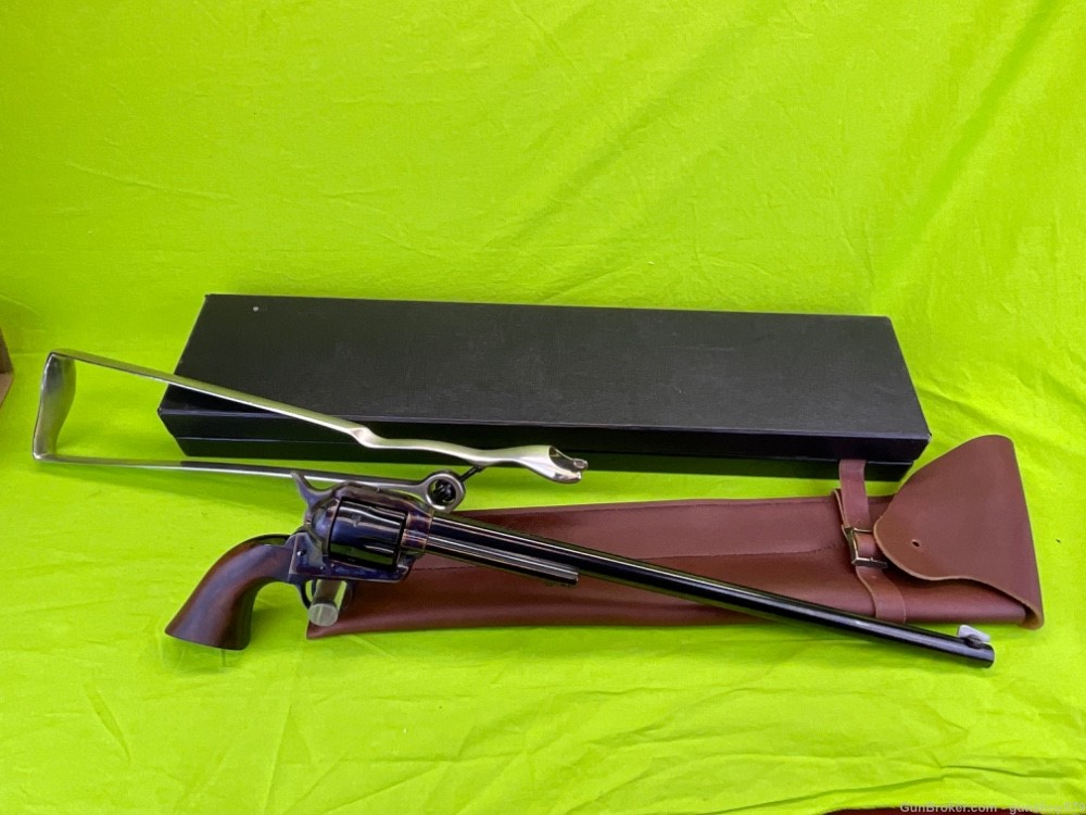 RARE USFA Colt SAA Single Action Carbine 16 In 45 Stock & Scabbard 1873 -img-21