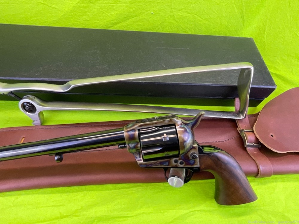 RARE USFA Colt SAA Single Action Carbine 16 In 45 Stock & Scabbard 1873 -img-29