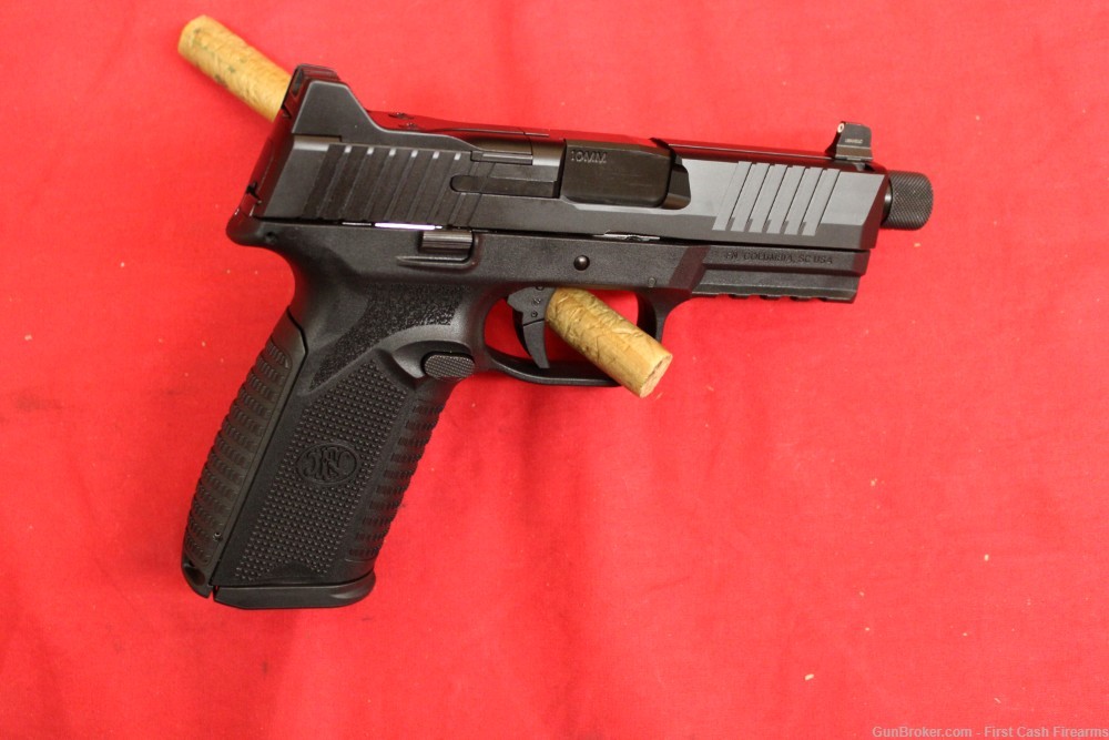 FN 510 10mm w/2-10rd Magazines, Night Sights And Threaded.-img-1