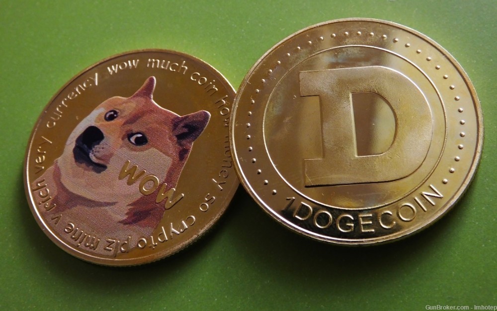 Dogecoin Commemorative Souvenir Collectible Coin Penny-img-1