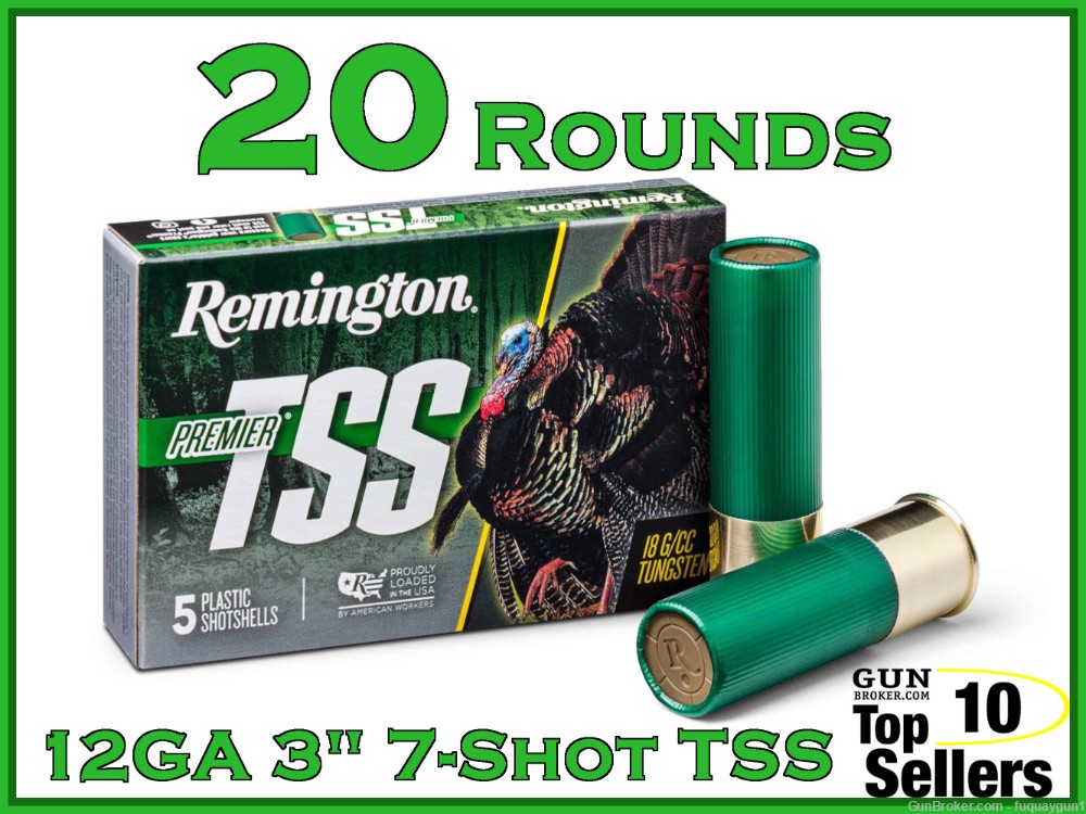 Remington Premier TSS 12 GA 3" #7 Shot 28043 20CT-img-0