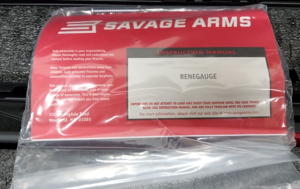 USED Savage Renegauge Competition 12 Gauge 3" 9+1 24"Barrel, Red Cerakote -img-8