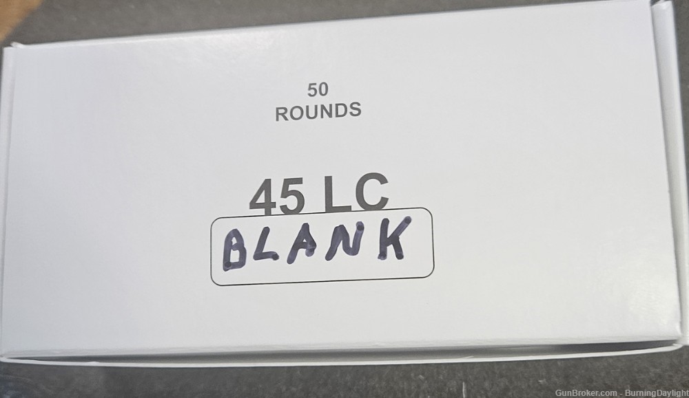 .45 Colt Blank Cartridges Box of 50-img-3