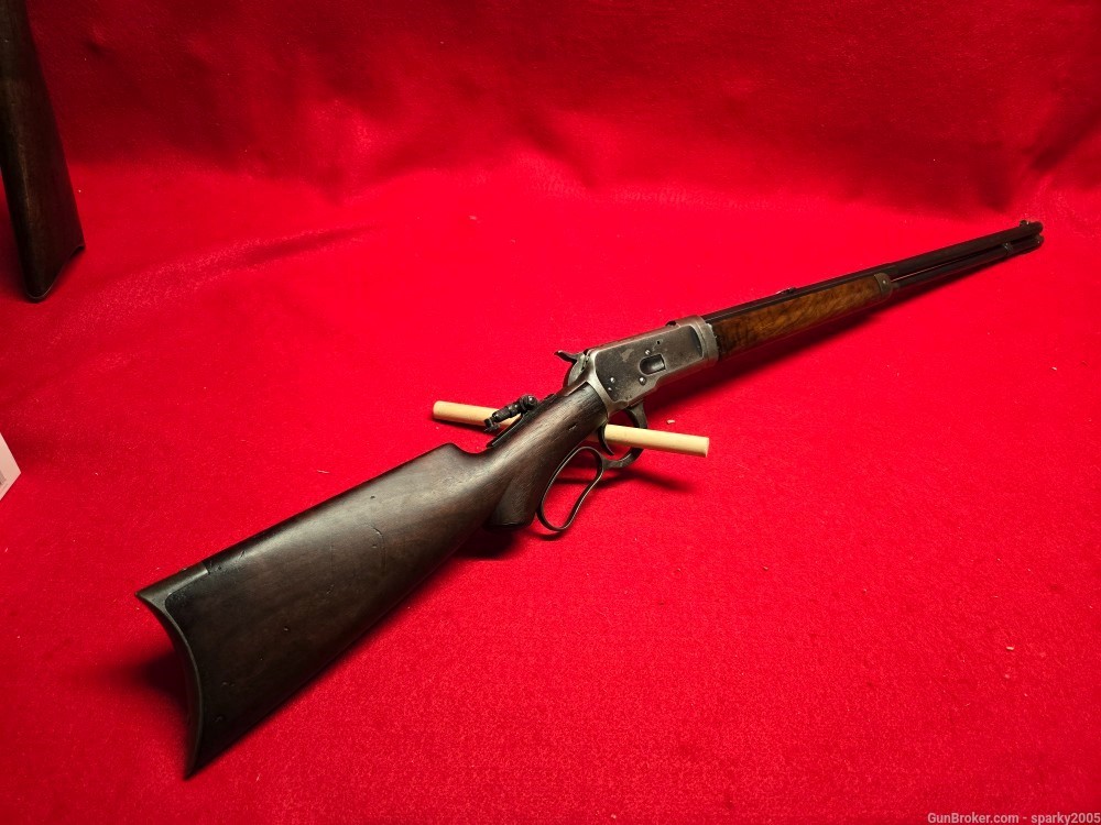 Winchester 1892 semi deluxe takedown half octagon takedown  special order -img-17