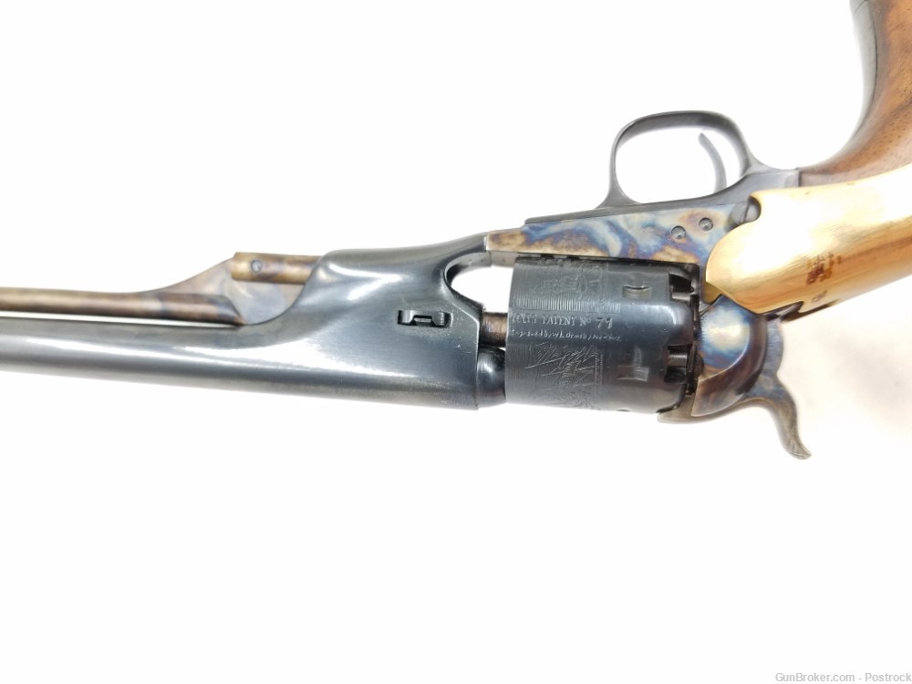 47% scale miniature Colt 1861 Navy percussion revolver w/ detachable stock-img-12