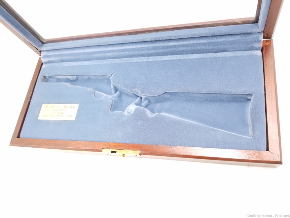 47% scale miniature Colt 1861 Navy percussion revolver w/ detachable stock-img-18