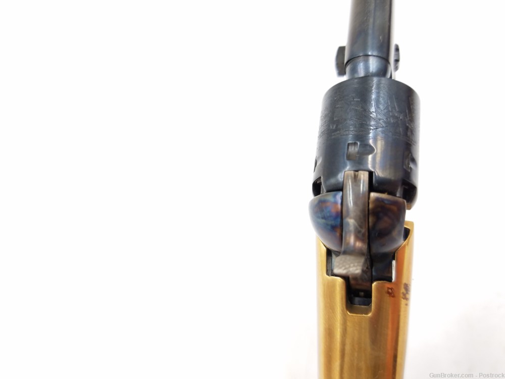47% scale miniature Colt 1861 Navy percussion revolver w/ detachable stock-img-13