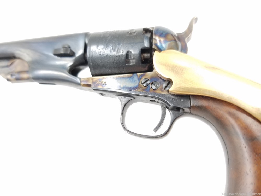 47% scale miniature Colt 1861 Navy percussion revolver w/ detachable stock-img-14