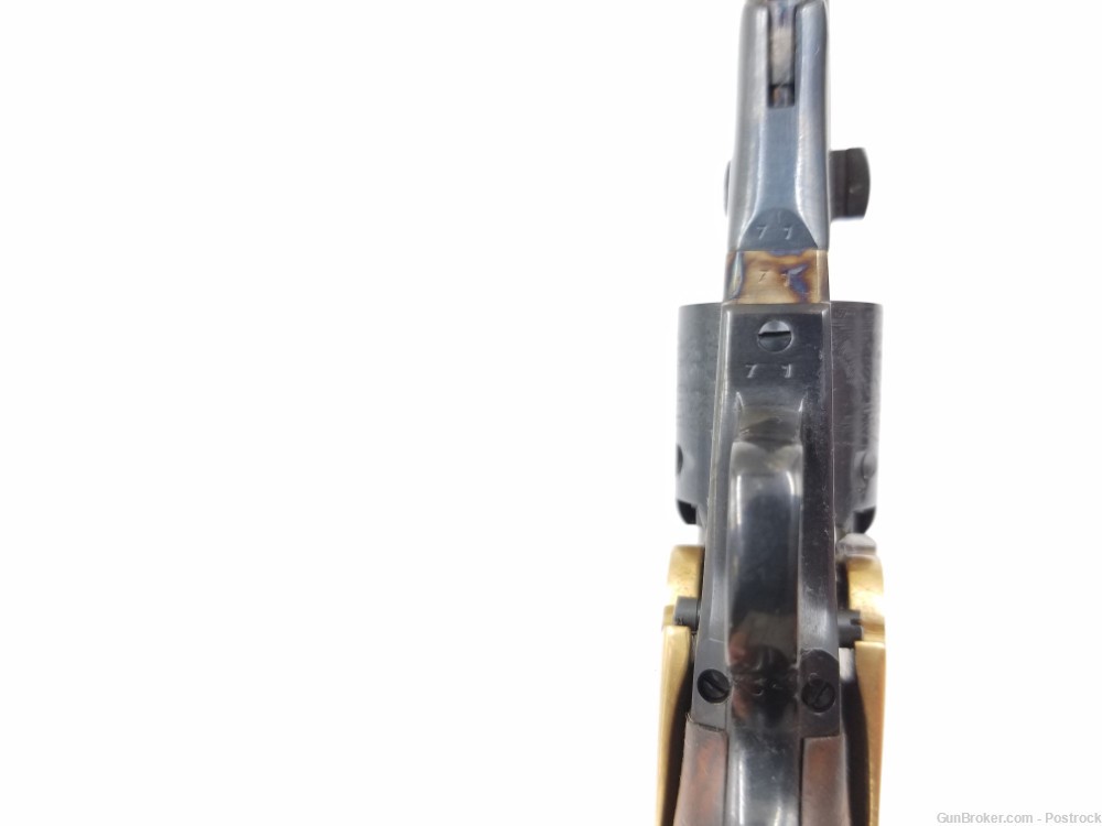 47% scale miniature Colt 1861 Navy percussion revolver w/ detachable stock-img-9