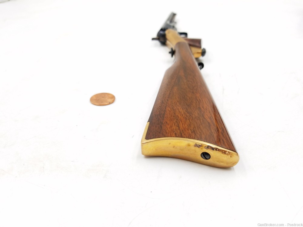 47% scale miniature Colt 1861 Navy percussion revolver w/ detachable stock-img-7