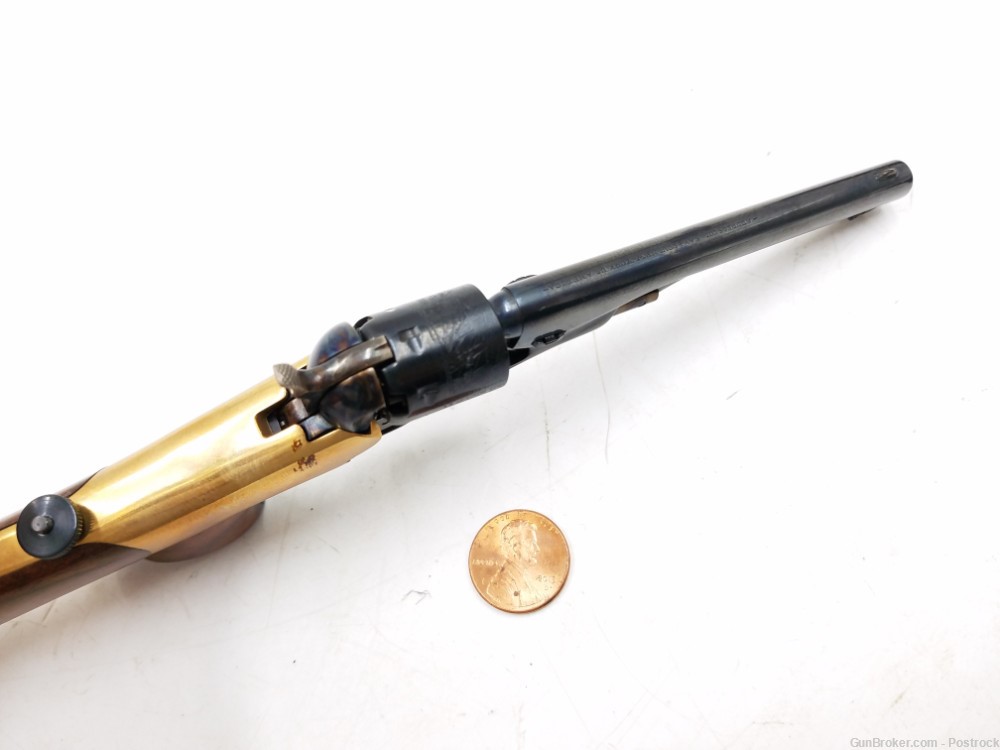 47% scale miniature Colt 1861 Navy percussion revolver w/ detachable stock-img-23