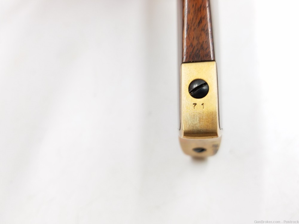 47% scale miniature Colt 1861 Navy percussion revolver w/ detachable stock-img-16