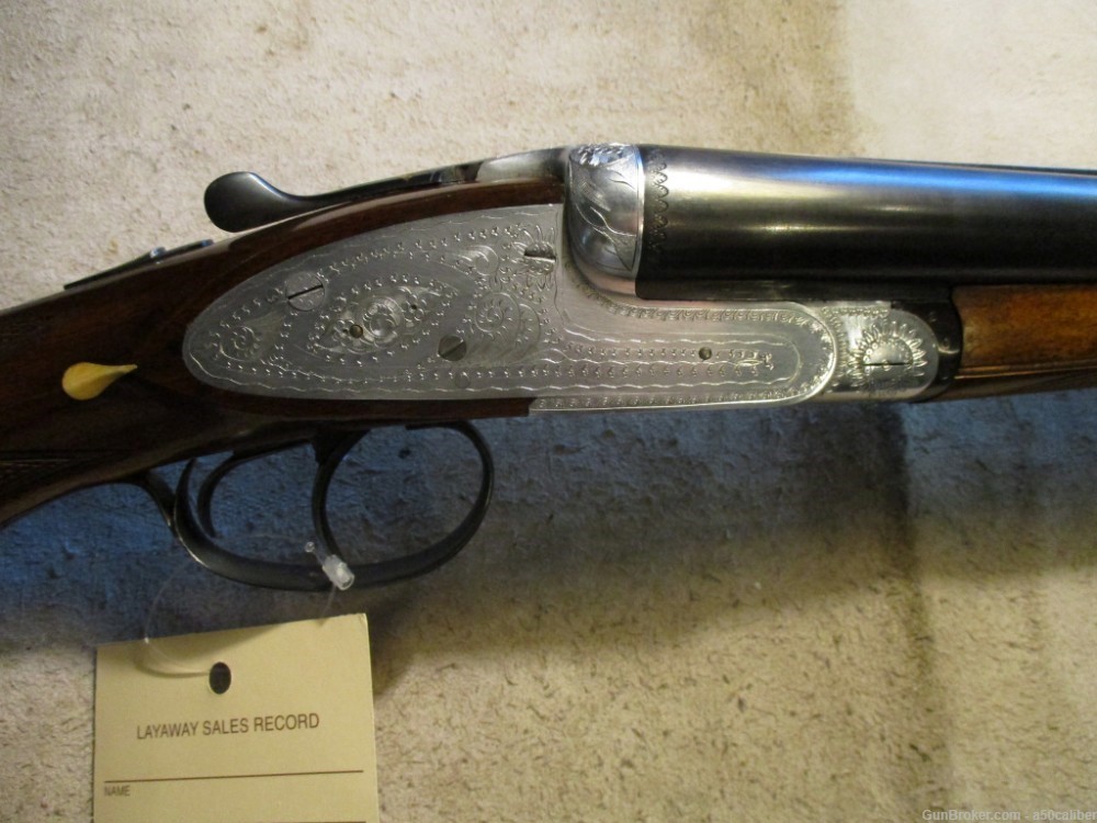 Fausti Sidelock Side by Side, 12ga, 30", MOD and FULL, 3" mag, 1966 #34158-img-0