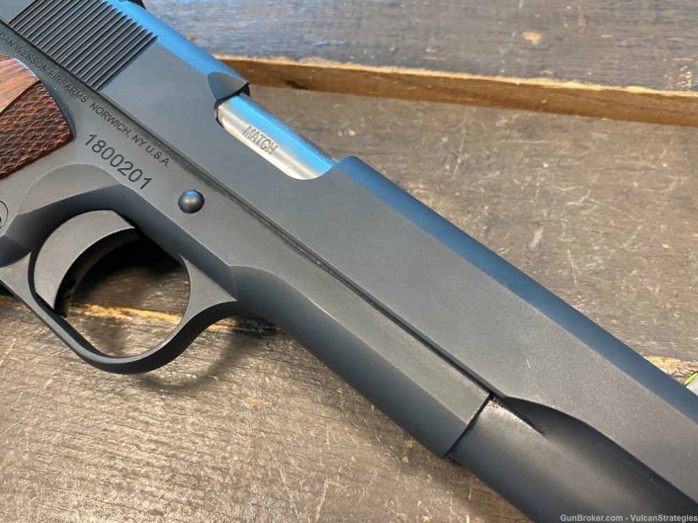 Dan Wesson A2 1911 5" Blue Trijicon HD Sights .45 ACP Rare Penny Auction-img-25
