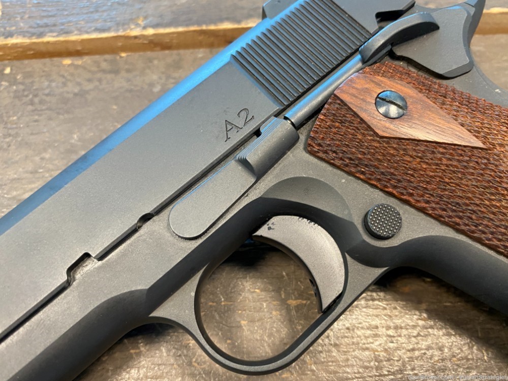 Dan Wesson A2 1911 5" Blue Trijicon HD Sights .45 ACP Rare Penny Auction-img-7