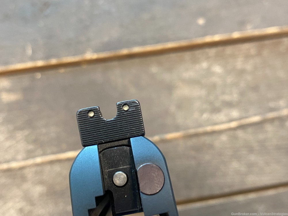 Dan Wesson A2 1911 5" Blue Trijicon HD Sights .45 ACP Rare Penny Auction-img-73