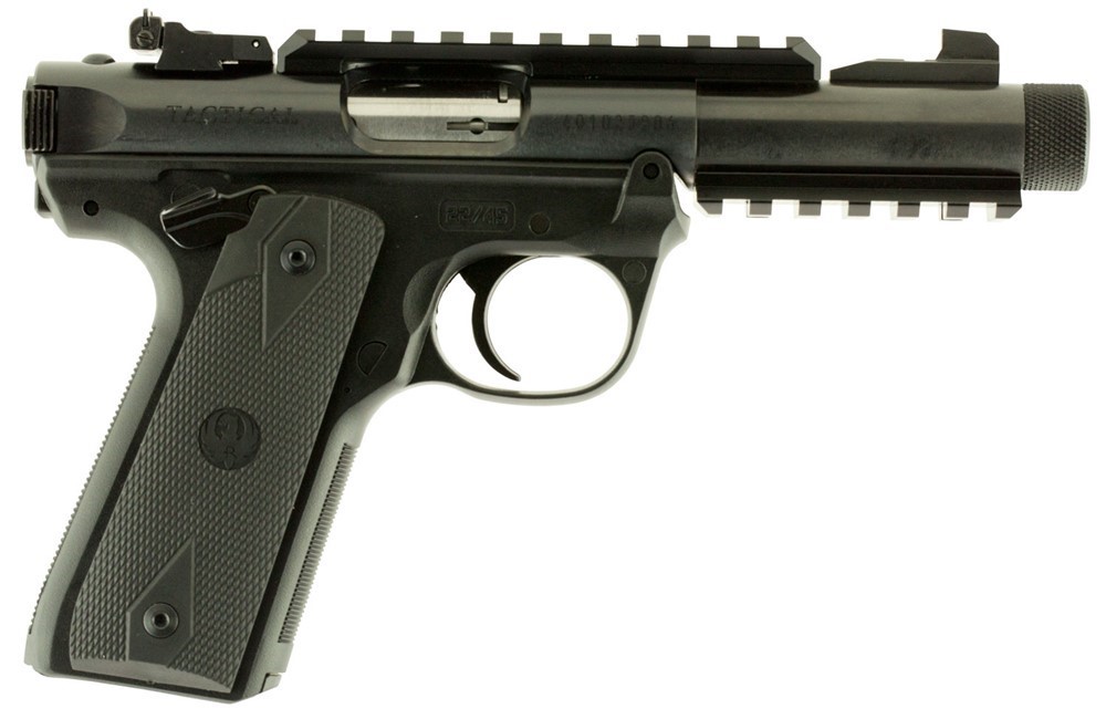 Ruger Mark IV 22/45 Tactical 22 LR 4.4 black Pistol-img-4
