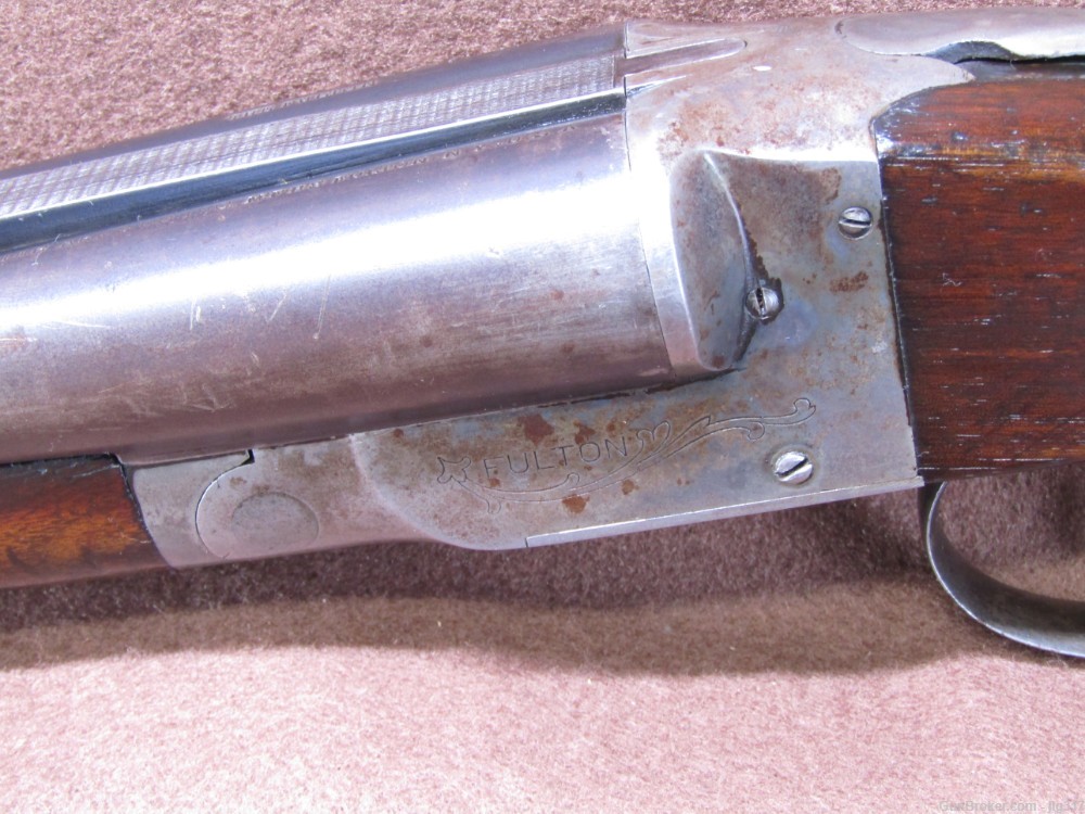 Hunter Arms The Fulton 12 GA Side by Side Double Barrel Shotgun 28"-img-15