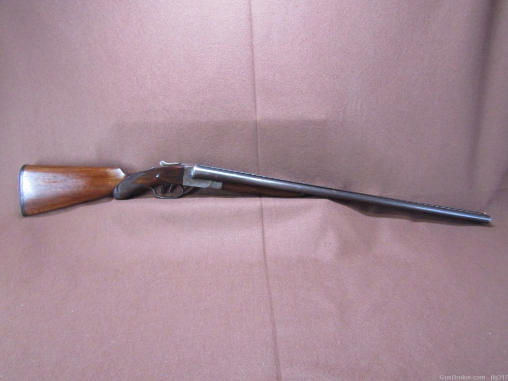 Hunter Arms The Fulton 12 GA Side by Side Double Barrel Shotgun 28"-img-0