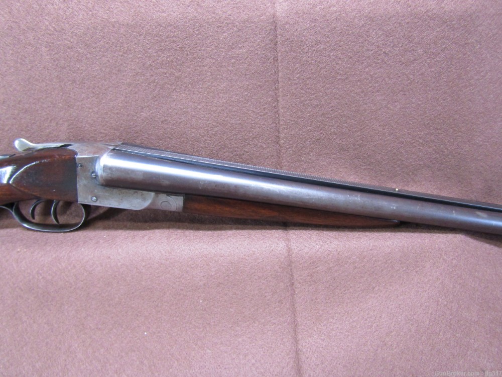 Hunter Arms The Fulton 12 GA Side by Side Double Barrel Shotgun 28"-img-2
