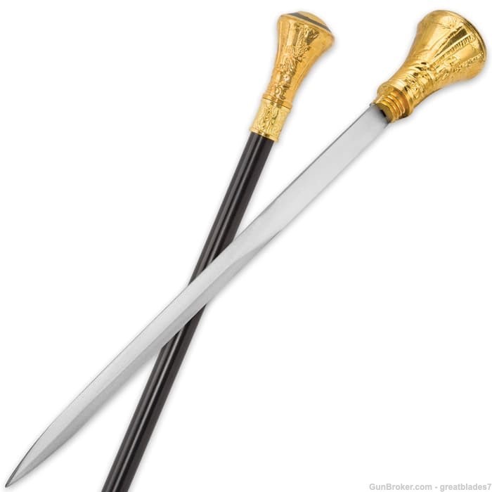 Majestic Golden Eagle Sword Cane FREE SHIPPING!!!-img-1