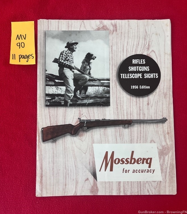 Vintage 1956 Mossberg Catalog All Models Pictured-img-0