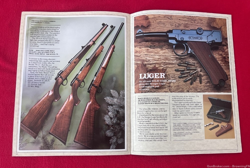 Original Vintage Stoeger Catalog 1970s? All Models Shown-img-3