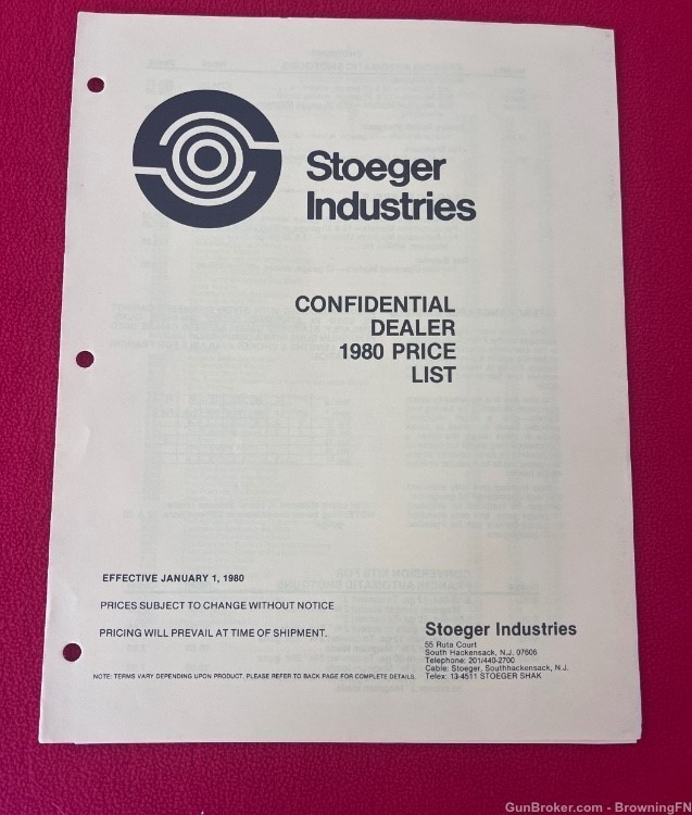 Original Vintage Stoeger Catalog 1970s? All Models Shown-img-9
